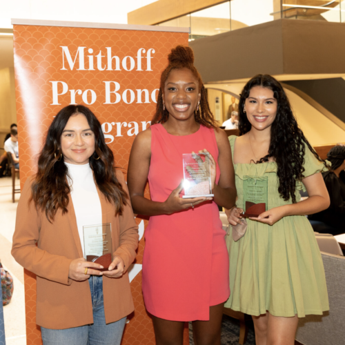 2022 Justice Center Graduating Student Award Winners