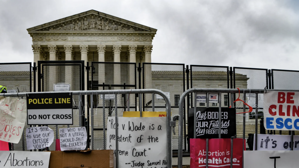 Abortion protests outside SCOTUS