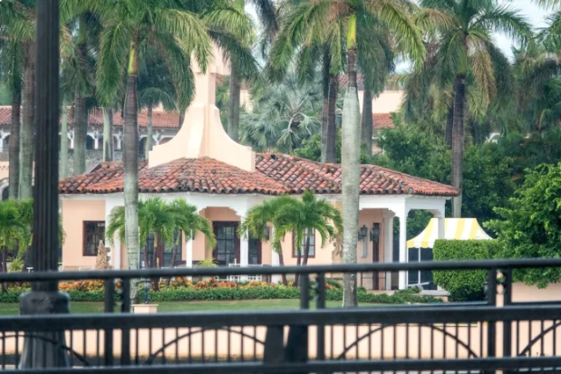 Trump’s Mar-a-Lago residence in Florida is pictured on 21 September.