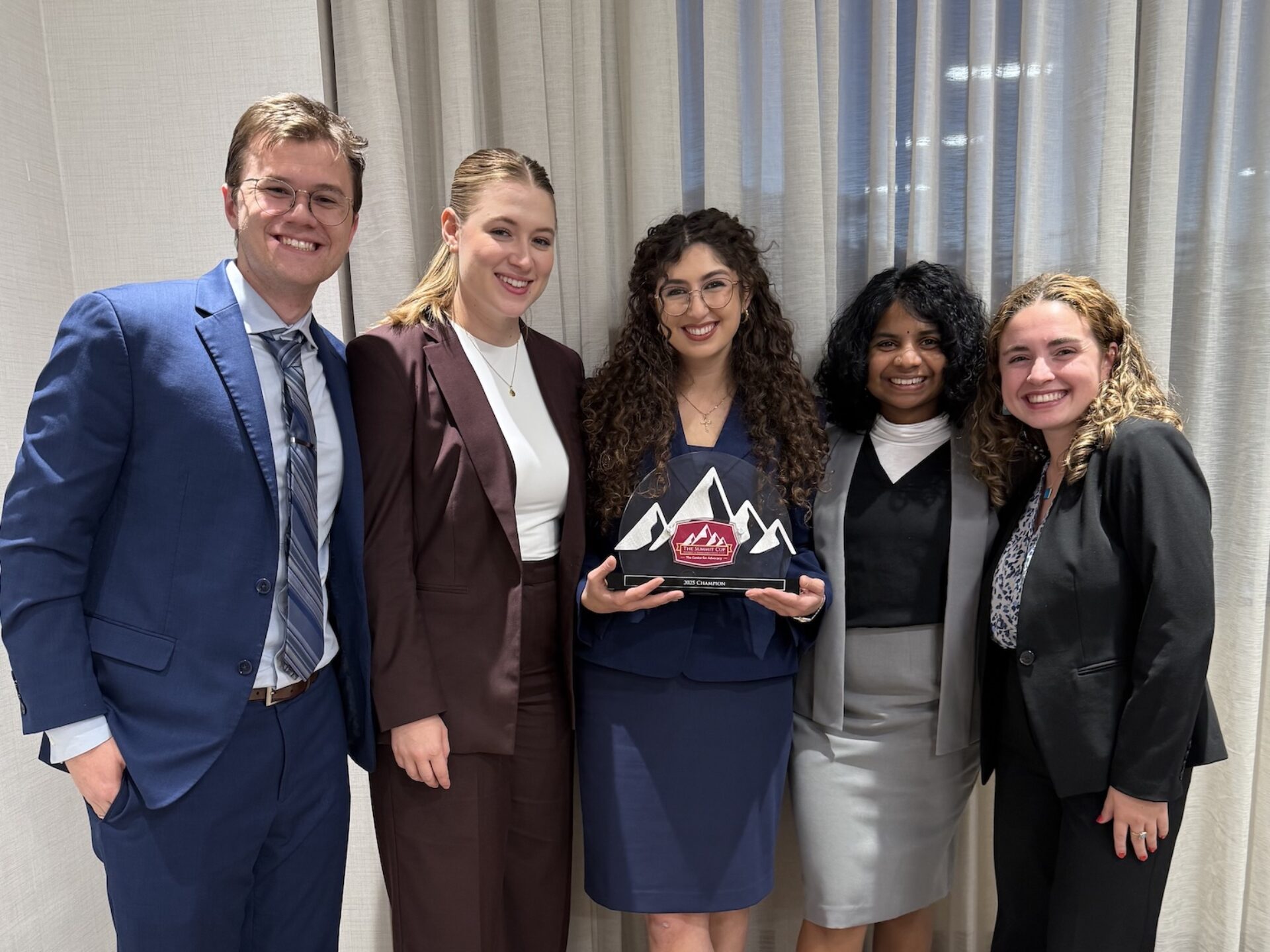 Photo of Drew Ashlock, Emily Layton, Josianne Alwardi, Bhavana Ravala, and Aleyna Young