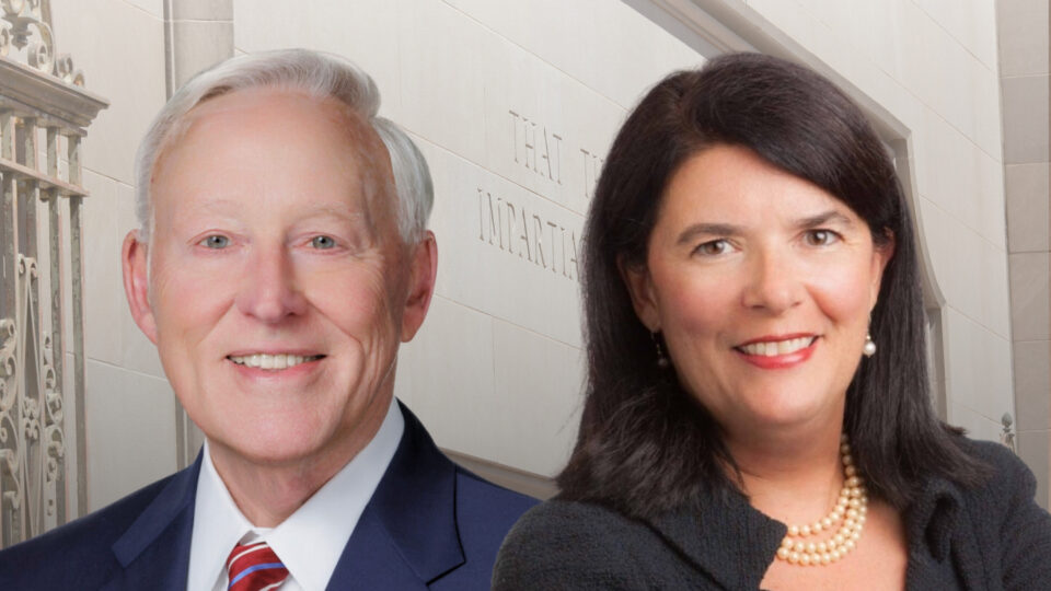 Fred Hagans '72 and Jane Webre '89