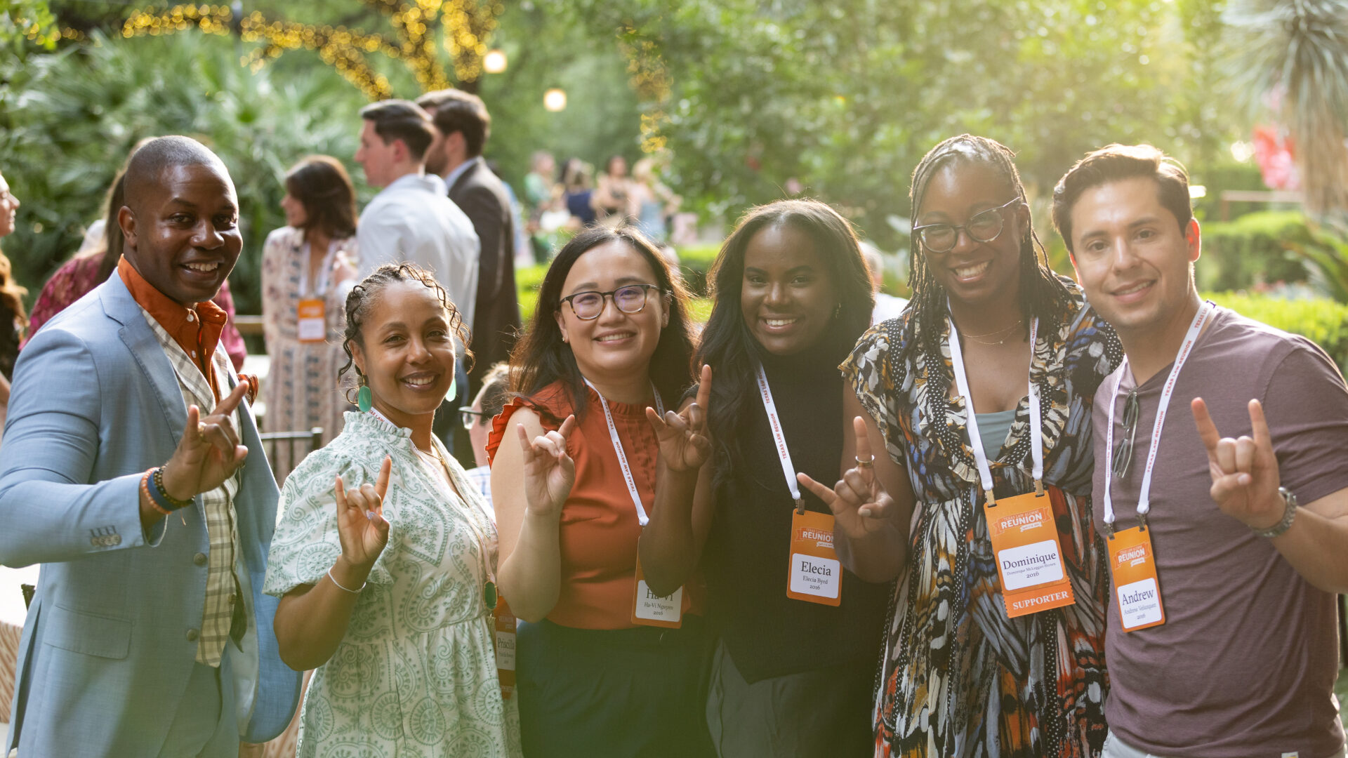 Alumni pose at Texas Law Reunion 2026