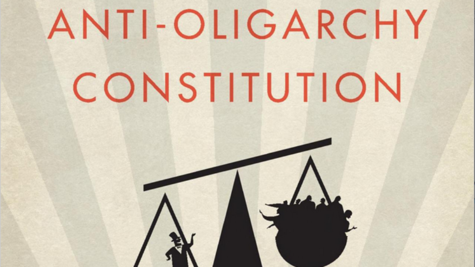 "The Anti-Oligarchy Constitution" Book cover