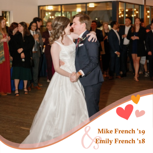 Frenches' wedding photo