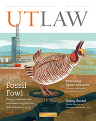 Cover of Fall 2014 UT Law magazine