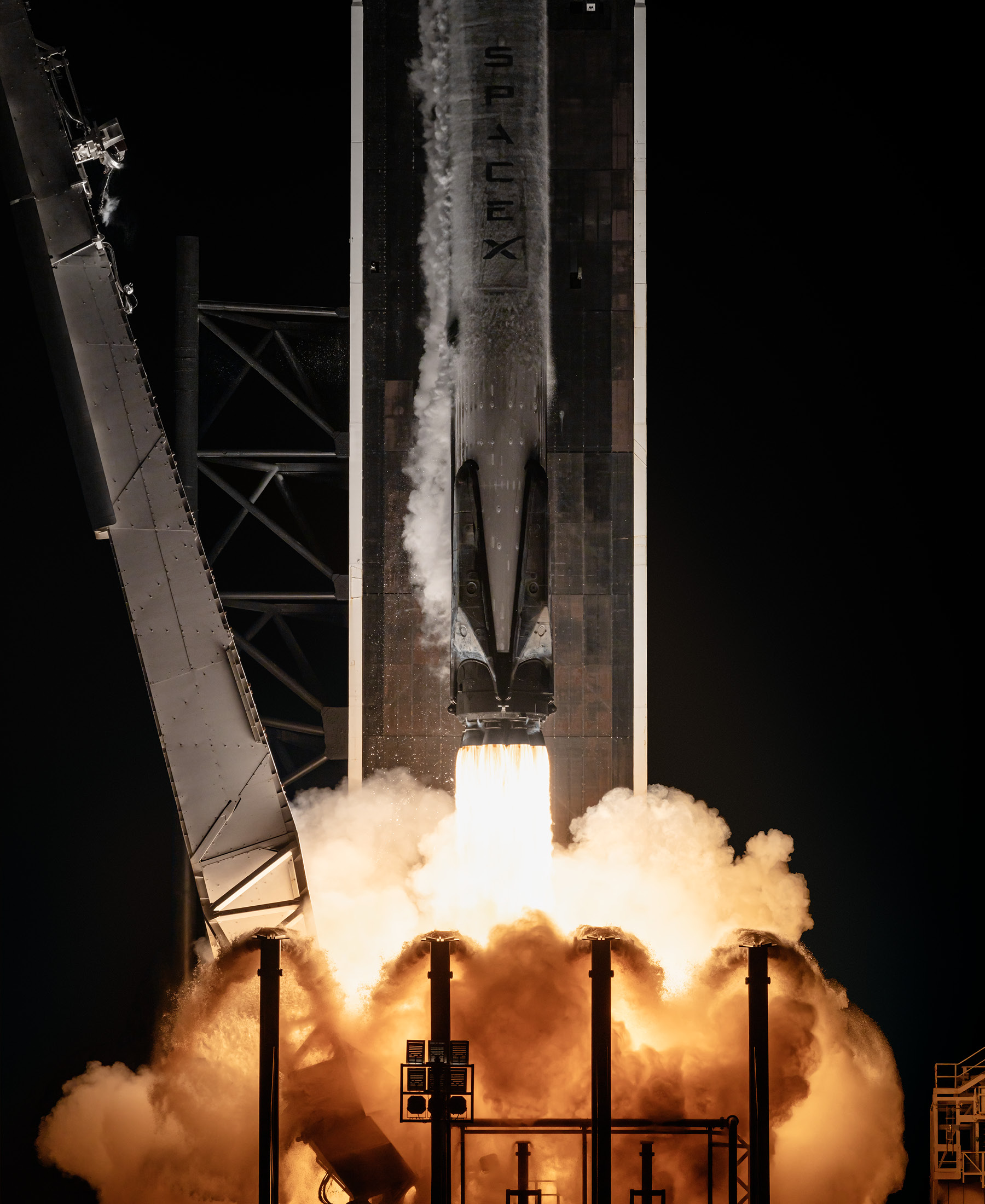 Lift-off for NASA’s Crew-2 Dragon Endeavor spacecraft and the Falcon 9 rocket.