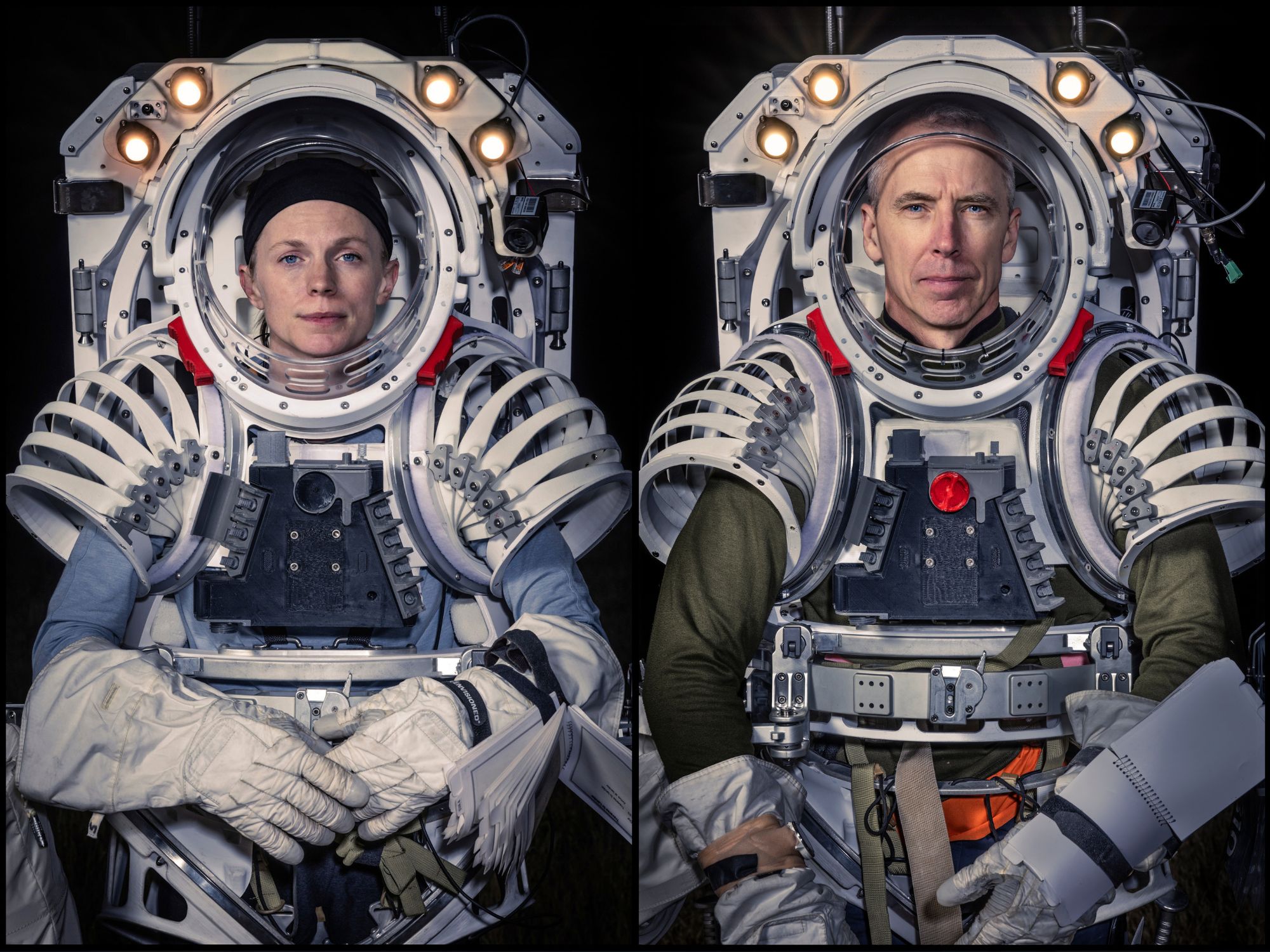 Two NASA astronauts