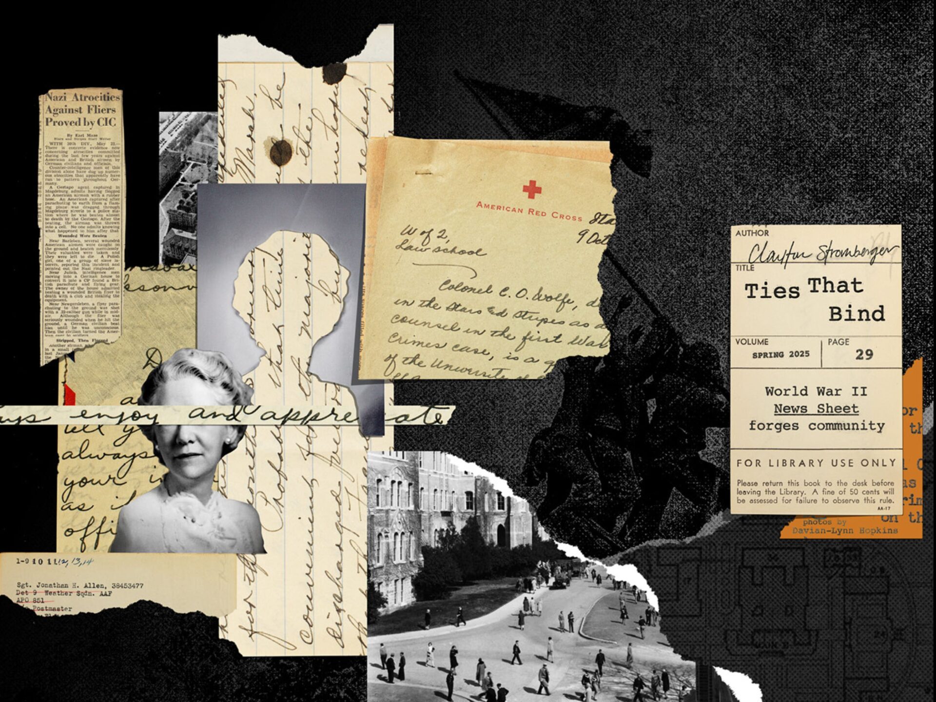 Ties that Bind: World War II News Sheet forges community | Photography by Davian-Lynn Hopkins