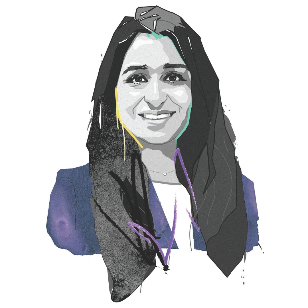 Sketch of Academic Fellow Prachi Mehta