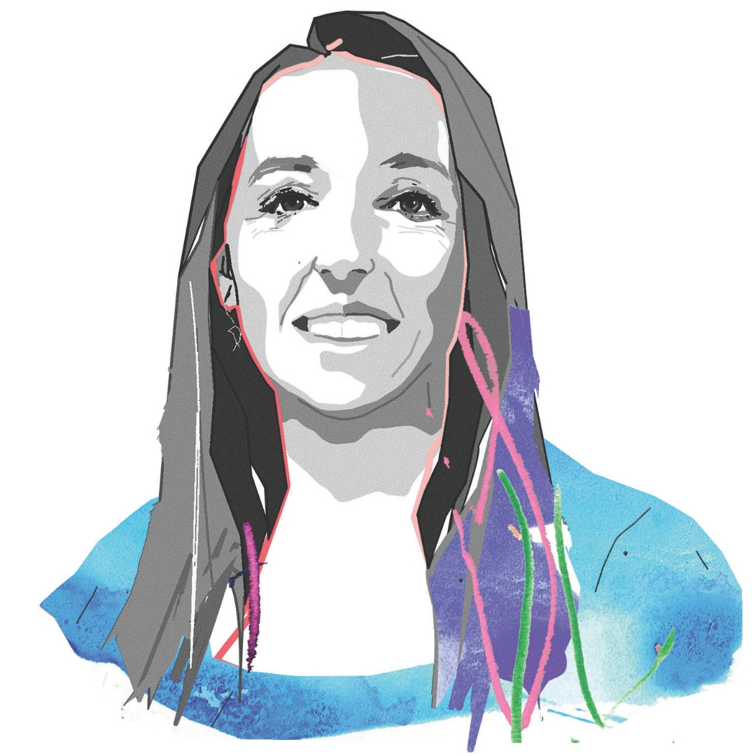 Sketch of Lecturer Lauren Tanner Bradley