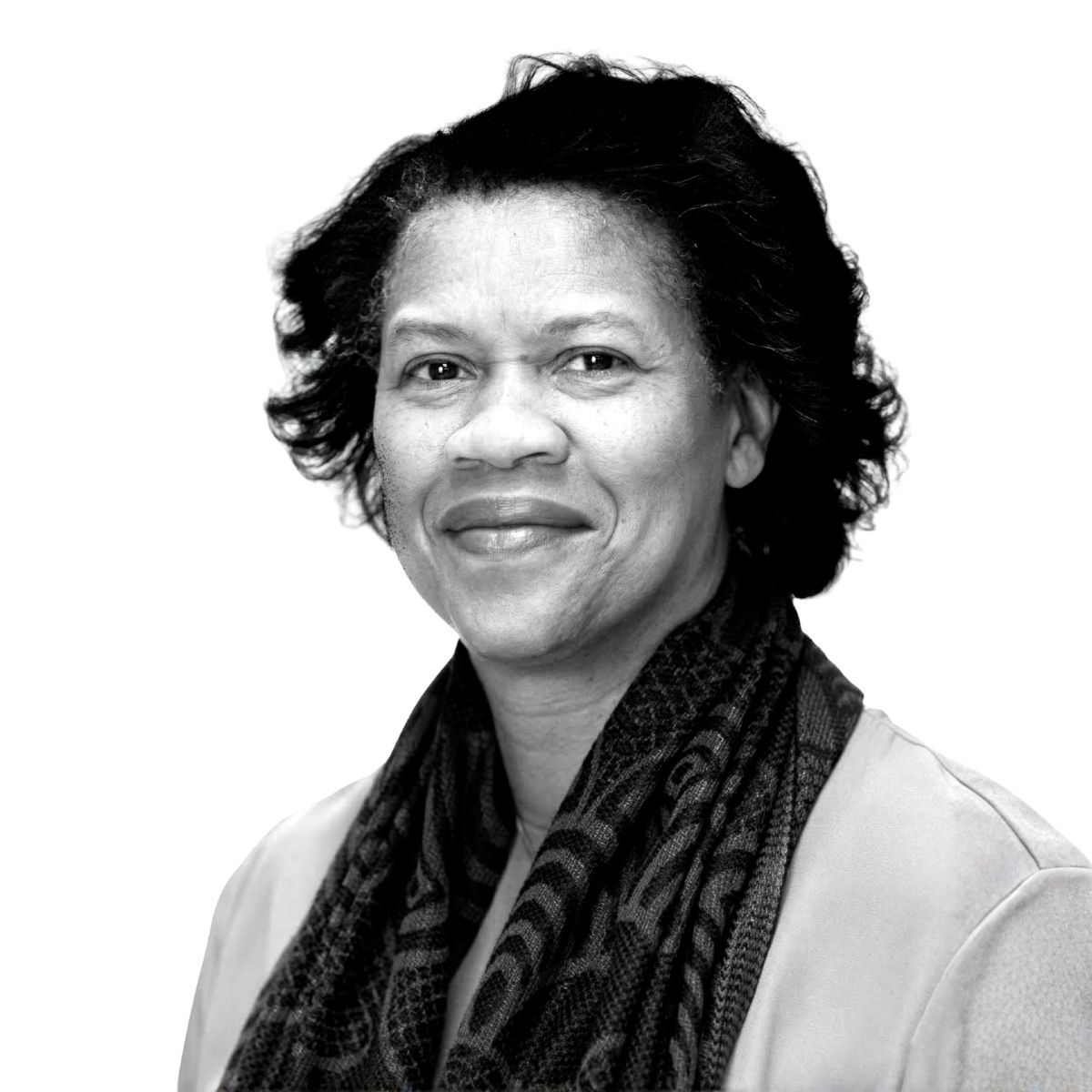 Mechele Dickerson black and white headshot