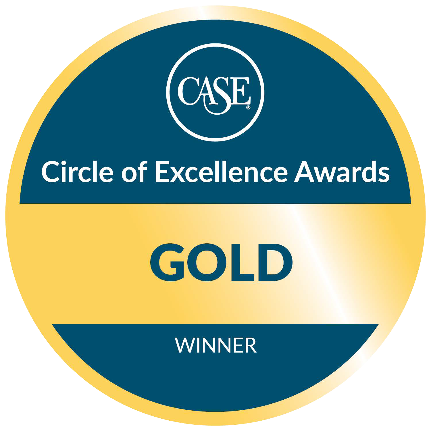 Gold Badge from the CASE Circle of Excellence Awards