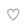 unselected state for heart icon