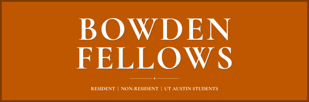 Bowden Fellows banner.