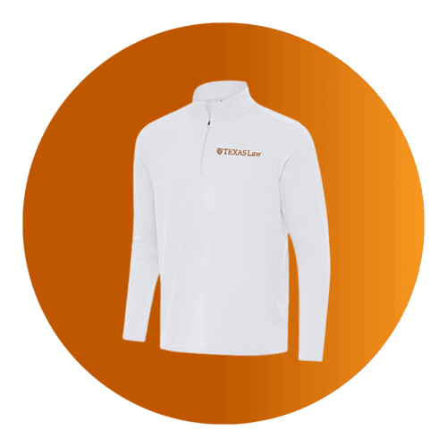 An image of a Texas Law quarter zip pullover.