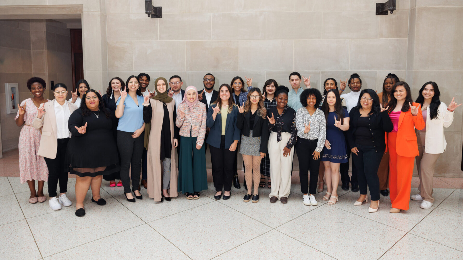 A group of students in the Pipeline Program.