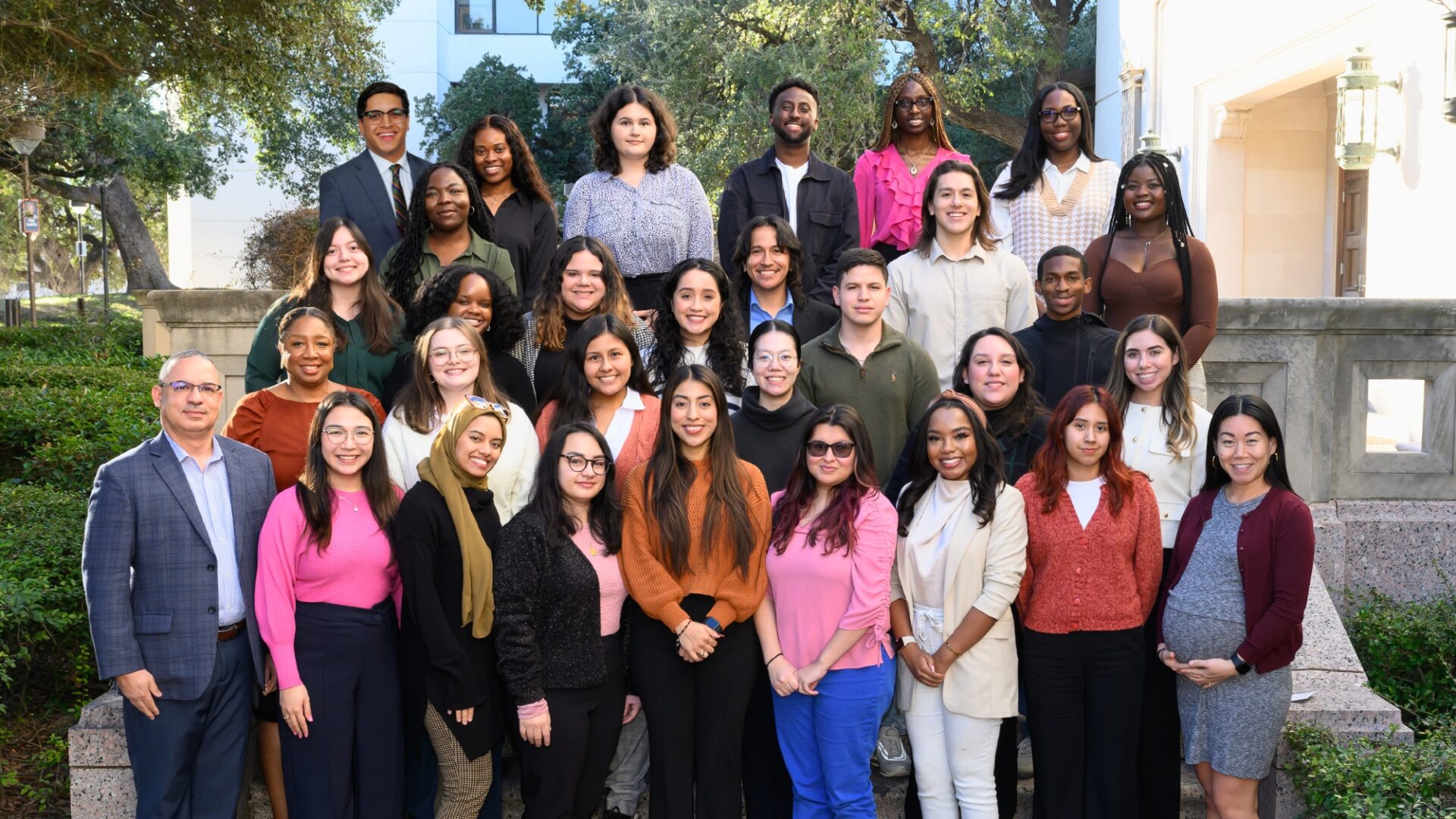 The 2023-24 Cohort pictured outside the law school.