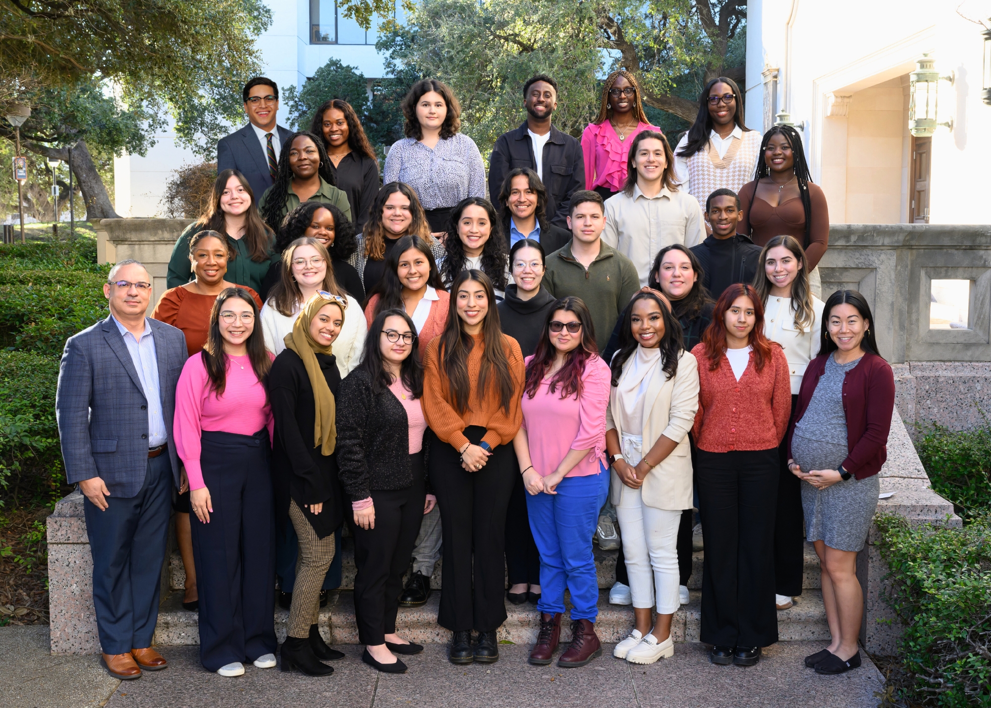 The 2023-24 Cohort pictured outside the law school.