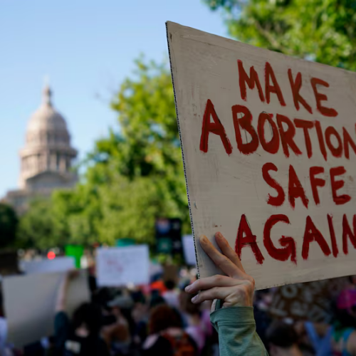 Make Abortion Safe Again sign